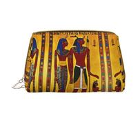 DRTGEDS Ancient Egypt Tribe Series - Neceser portátil para hombre, bolsa organizadora de artículos de aseo personal, bolsa de afeitado, bolsa pequeña, color blanco, talla única, White, Talla única