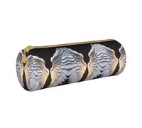 DRTGEDS Angel Wing Elegante Impresión Lápiz Roll Pouch,Estuche Multifuncional Para Papelería Organizador Para Artesanía, Trabajo, Blanco 1, One size, Moda