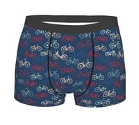 DRTGEDS Bikes - Calzoncillos tipo bóxer para ciclismo, absorben la humedad y son transpirables, ropa interior para hombre, Negro, M