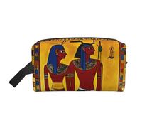 DRTGEDS Bolsa de aseo de la serie Ancient Egypt Tribe, bolsa de cosméticos de maquillaje, bolsa de viaje para artículos de tocador, bolsa de almacenamiento con cremallera, Serie Antigua Egipto Tribe.,