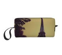 DRTGEDS Bolsa pequeña con cremallera de la Torre Eiffel París, mini estuche de transporte de maquillaje de viaje, bolsa de cosméticos, electrónica portátil, Eiffel Tower Paris, Talla única