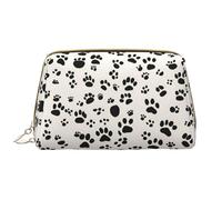 DRTGEDS Bolsas de cosméticos con estampado de huesos y patas para mujer, bolsa de maquillaje pequeña para bolso, bolsa de maquillaje de viaje, Blanco, Talla única