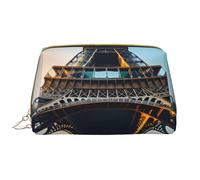 DRTGEDS Bolsas de cosméticos con imagen de la Torre Eiffel de París para mujer, bolsa de maquillaje pequeña para bolso, bolsa de maquillaje de viaje, Blanco, Talla única