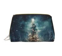 DRTGEDS Bolsas de cosméticos para mujer, diseño de árbol de Navidad, bolsa de maquillaje pequeña, bolsa de maquillaje, bolsa de maquillaje de viaje, color blanco, talla única, blanco, One Size