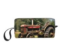 DRTGEDS Bolsas de cosméticos para mujer, diseño de tractor antiguo, bolsa de maquillaje pequeña para bolso, bolsa de maquillaje de viaje con cremallera, Old Tractor Photoes Farm, Talla única
