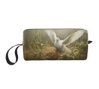 DRTGEDS Bolsas de maquillaje para mujer, pequeñas bolsas de maquillaje para bolso, bolsa de maquillaje de viaje con cremallera, Grass And Dove1, Talla única