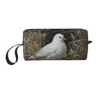 DRTGEDS Bolsas de maquillaje para mujer, pequeñas bolsas de maquillaje para bolso, bolsa de maquillaje de viaje con cremallera, Grass And Dove2, Talla única