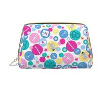 DRTGEDS Bonita bolsa de aseo de viaje para enfermera, bolsa de maquillaje para bolso, bolsa de maquillaje de viaje, mini bolsa de cosméticos para mujer, color blanco, talla única, White, Talla única