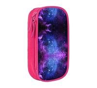 DRTGEDS Bonito estuche con cremallera para lápices Galaxy Space Universe, Pink, Talla única, Deportivo