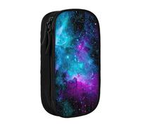 DRTGEDS Cool Star River - Estuche para lápices, estuche estético para bolígrafos, estuche de colores con cremallera, almacenamiento de artículos de papelería Kawaii, Black, Talla única, Deportivo