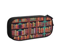 DRTGEDS Estuche para lápices de gran capacidad, bolsa de papelería para oficina, Black, Talla única, Deportivo