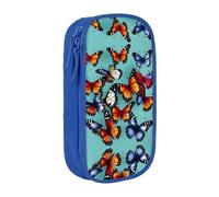 DRTGEDS Estuche para lápices de mariposa y violonchelo, multiranura, bolsa portátil, estuche de colores para oficina