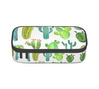 DRTGEDS Flamingo. Estuche para lápices, estuche multiranura, bolsa portátil para lápices, estuche de colores para oficina, Cactus..., Talla única, Deportivo