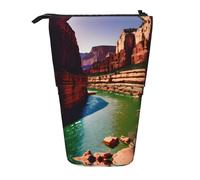 DRTGEDS Grand Canyon Pieces - Portalápices telescópico, organizador de lápices, bolsa de maquillaje, Black, Talla única, Estampados de moda