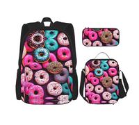 DRTGEDS Island Of Cuba - Mochila 3 en 1, mochila casual con fiambrera, bolsa para lápices, resistente al agua, Dona, Talla única, Mochilas Daypack