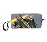 DRTGEDS Jet Fighters - Bolsa pequeña con cremallera, mini estuche de transporte de maquillaje de viaje, bolsa de cosméticos, electrónica portátil, Jet Fighters, Talla única