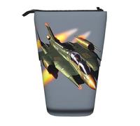 DRTGEDS Jet Fighters - Estuche desplegable para lápices y cosméticos, organizador de maquillaje telescópico, Black, Talla única, Estampados de moda