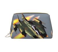DRTGEDS Jet Fighters - Neceser portátil para hombre, organizador de artículos de aseo personal, bolsa de afeitado, bolsa pequeña, color blanco, talla única, White, Talla única