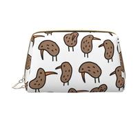 DRTGEDS Kiwi Birds - Bonita bolsa de aseo de viaje, bolsa de maquillaje para bolso, bolsa de maquillaje de viaje, mini bolsa de cosméticos para mujer, color blanco, talla única, White, Talla única