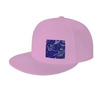 DRTGEDS Manta Ray and Fish - Gorra de béisbol ajustable para hombre y mujer, estilo hip hop, estilo camionero, Rosado, talla única