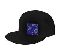 DRTGEDS Manta Ray and Fish - Gorra de béisbol ajustable para hombre y mujer, estilo hip hop, estilo camionero, Negro, talla única