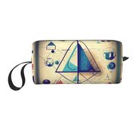 DRTGEDS Math Geometry Geek - Bolsa pequeña con cremallera para maquillaje y artículos electrónicos portátiles, Geometría matemática Geek Calculus, Talla única