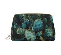 DRTGEDS Neceser con diseño de cactus para hombre, organizador de artículos de aseo portátil de viaje, bolsa de afeitado, bolsa pequeña, color blanco, talla única, White, Talla única