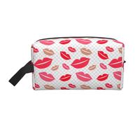 DRTGEDS Neceser de labios para hombre, organizador de artículos de aseo portátil de viaje, bolsa de afeitado, bolsa pequeña, Lips, Talla única