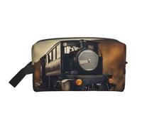 DRTGEDS Neceser de locomotora para hombres, bolsa organizadora de artículos de aseo portátil de viaje, bolsa de afeitado, bolsa pequeña, Locomotora 1, Talla única