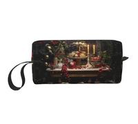 DRTGEDS Neceser de viaje portátil para hombre, bolsa organizadora de artículos de aseo personal, bolsa de afeitado, bolsa pequeña, blanco, talla única, blanco, talla única, White, Talla única