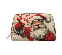 DRTGEDS Neceser de viaje portátil para hombre, con texto en inglés "Merry Christmas", bolsa de afeitado, bolsa pequeña, color blanco, talla única, White, Talla única