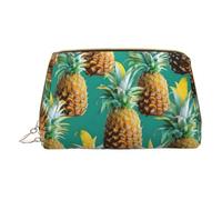 DRTGEDS Neceser hawaiano de piña tropical para hombre, bolsa organizadora de artículos de aseo personal, bolsa de afeitado, bolsa pequeña, color blanco, talla única, White, Talla única
