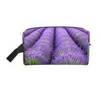 DRTGEDS Neceser romántico de lavanda para hombres, bolsa organizadora portátil de viaje, bolsa de afeitado, bolsa pequeña, lavanda, Romantic Lavender, Talla única