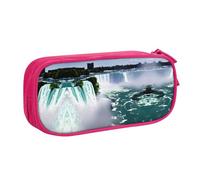 DRTGEDS Niagara - Estuche para lápices de otoño de gran capacidad, estuche para bolígrafos, estuche de papelería para oficina, Pink, Talla única, Deportivo