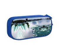 DRTGEDS Niagara - Estuche para lápices de otoño de gran capacidad, estuche para bolígrafos, estuche de papelería para oficina, Azul, One Size, Deportivo