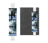 DRTGEDS Niagara Fall - Soporte para bolígrafos de piel de PVC con banda elástica colorida para regalo, soporte desmontable para bolígrafos para cuaderno