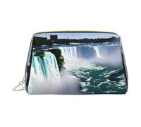 DRTGEDS Niagara - Neceser de otoño para hombre, organizador portátil de viaje, bolsa de afeitado, bolsa pequeña, color blanco, talla única, White, Talla única