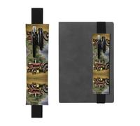 DRTGEDS Old Tractor Photoes - Soporte para bolígrafos de piel de PVC con banda elástica colorida para fotos, regalo