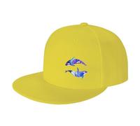 DRTGEDS Orca Killer Whale - Gorra de béisbol ajustable para hombre y mujer, Amarillo, talla única