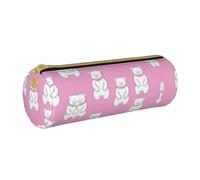 DRTGEDS Polar Bear - Estuche para lápices con impresión elegante, color rojo, estuche multiusos para organizar artículos de papelería, manualidades, trabajo