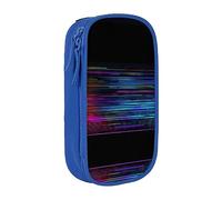 DRTGEDS Programmer Program Code - Estuche para lápices estético, estuche de lápices de colores con cremallera, almacenamiento de oficina Kawaii, Blue, Talla única, Deportivo
