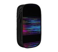 DRTGEDS Programmer Program Code - Estuche para lápices estético, estuche para lápices de colores con cremallera, almacenamiento de papelería Kawaii, Black, Talla única, Deportivo