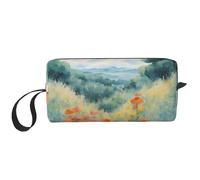 DRTGEDS Season Watercolors Of Flowers - Bolsa pequeña con cremallera, mini estuche de transporte de maquillaje de viaje, bolsa de cosméticos, electrónica portátil, Temporada de acuarelas de flores,