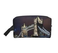 DRTGEDS Tower Bridge In London - Neceser portátil para hombre, organizador de artículos de aseo personal, bolsa de afeitado, bolsa pequeña, Tower Bridge In London2, Talla única