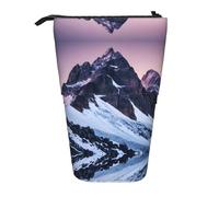 DRTGEDS Travel Mountain Pieces - Portalápices telescópico, organizador telescópico para cosméticos, bolsa de maquillaje, Black, Talla única, Estampados de moda