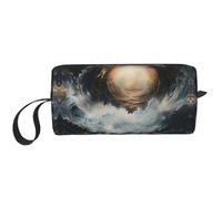 DRTGEDS Within The Tides - Neceser portátil para hombre, bolsa organizadora de artículos de aseo personal, bolsa de afeitado, bolsa pequeña, color blanco, talla única, White, Talla única