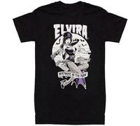 DRtrAERFJ Elvira Mistress of The Dark Monster Hands Camiseta gótica MTEMH Negro 3XL