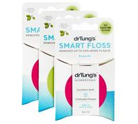 DrTung's Smart Floss, 30 yardas, hilo dental - Los colores naturales de sabor a cardamomo pueden variar (paquete de 3)