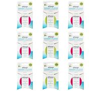 DrTung's Smart Floss - Hilo dental natural, sin PTFE y PFAS, suave con las encías, se expande y estira, sin BPA, hilo dental natural, sabor cardamomo (paquete de 9)