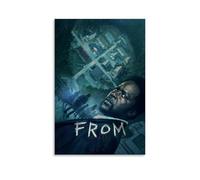 DRU I WQBRBH From Fiction - Póster estético de la serie de televisión de terror para sala de estar, dormitorio, pintura decorativa impresa, 50 x 75 cm, estilo sin marco